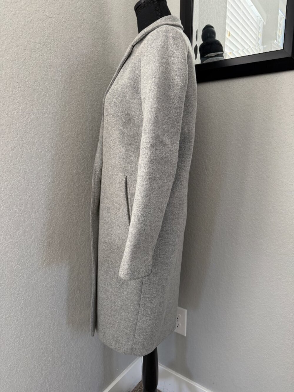 BABATON for Aritzia Wool Single Button Coat Gray XS - Picture 7 of 15